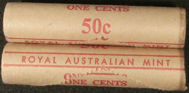 1978 1c royal Australian mint roll x 1 roll multiples available