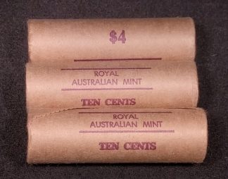 1982 10c royal Australian mint roll x 1 roll multiples available