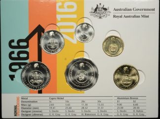 2016 50 years of decimal currency the changeover circulating coin folder w coins