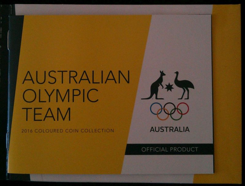 2016 Australian Olympic Team 5 Coin $2 Folder Set High Jump