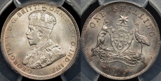 Australia 1916 m shilling 1s Choice Uncirculated PCGS MS64