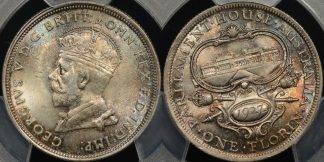 Australia 1927 parliament florin Choice Uncirculated PCGS MS64[11]