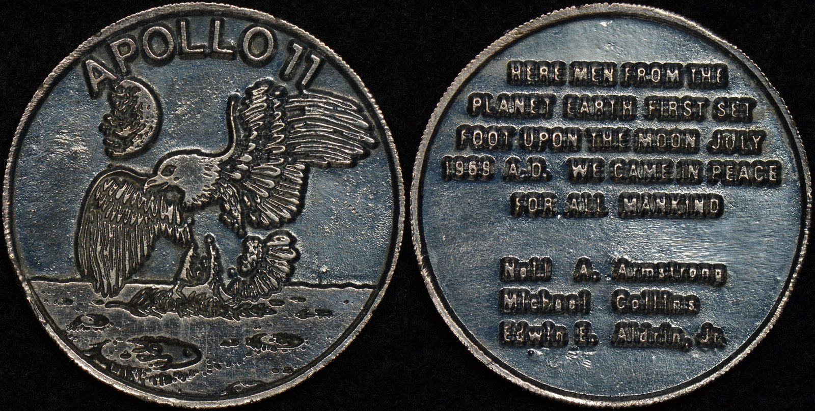 first man on the moon coin 1969 first man on the moon coin 1969