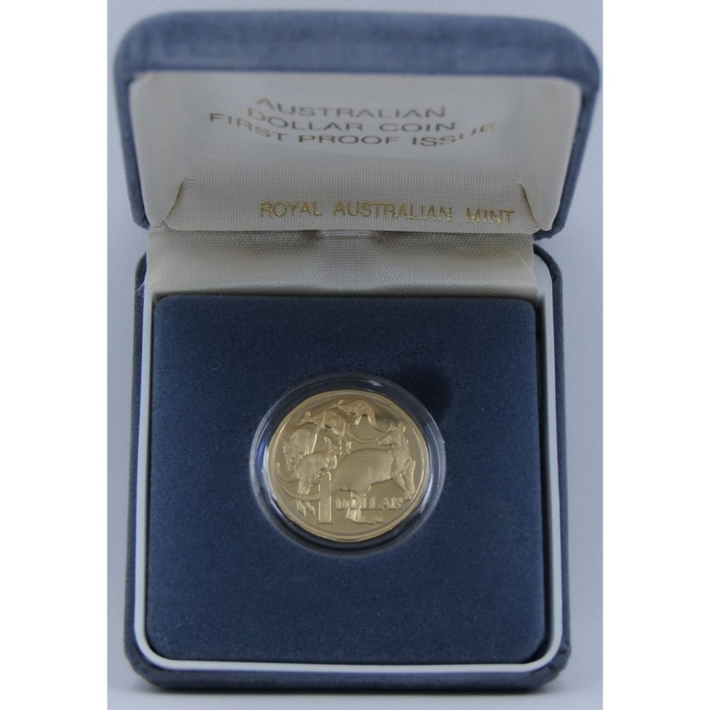 1984 australian dollar coin first proof issue