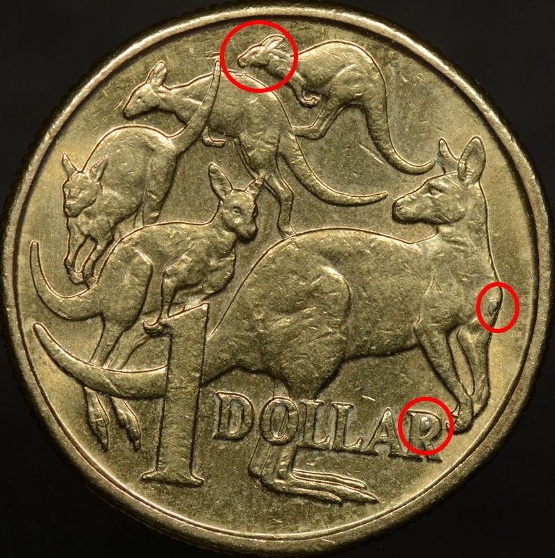 Australia 1984 Dollar Rabbit Ear Variety The Purple Penny
