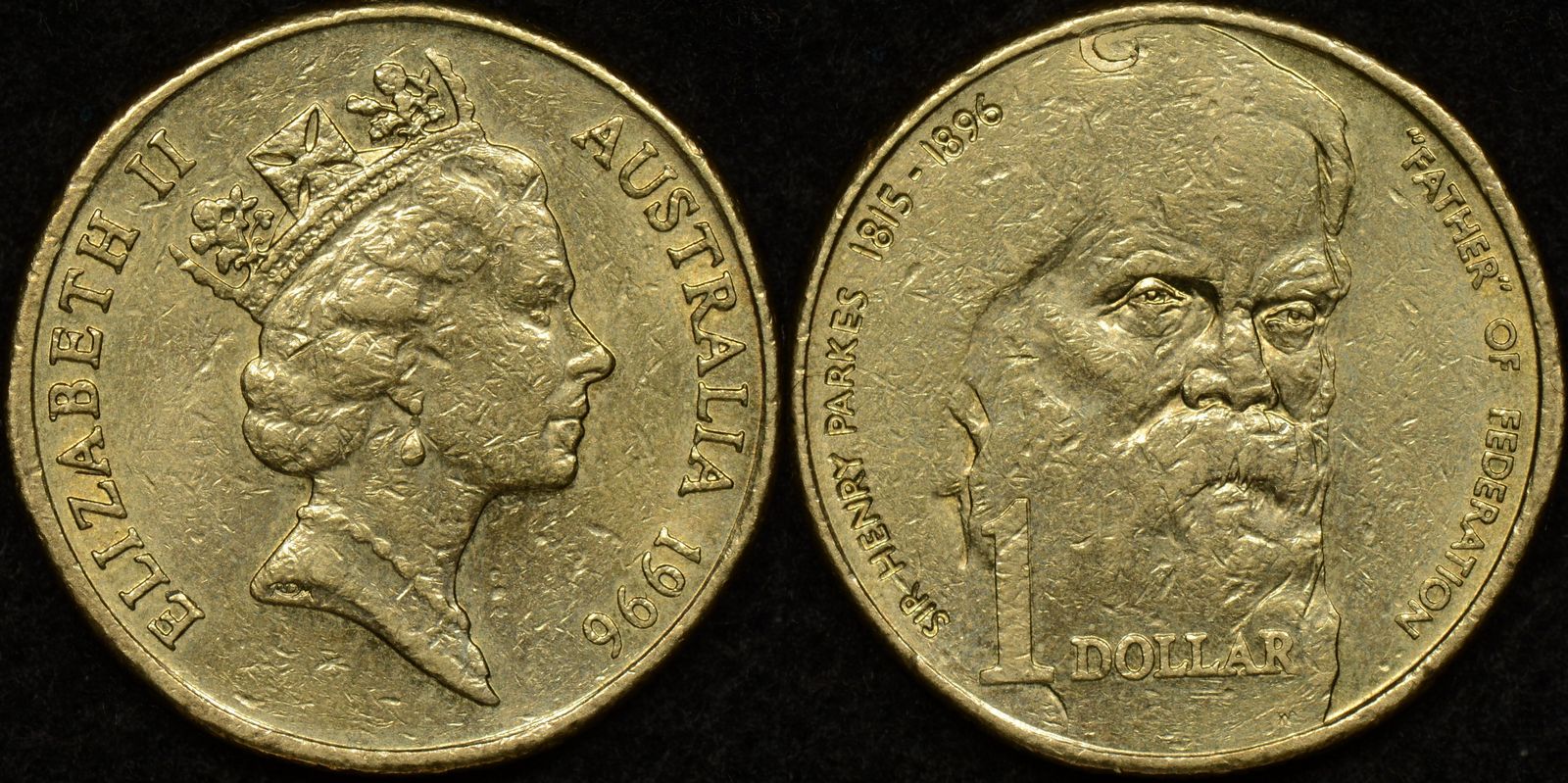Australia 1996 Dollar Reverse Rim Burr Error The Purple Penny australia-1996-dollar-reverse-rim-burr-error-the-purple-penny