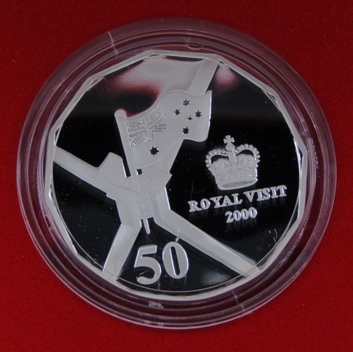 royal visit 2000 50 cent coin value