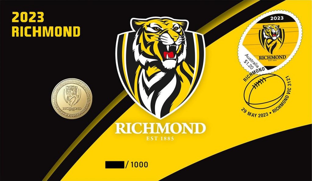 Australia 2023 AFL Teams Richmond Tigers PNC Only 1,000 Issued The