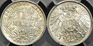 Germany empire 1915 d mark km 14 PCGS MS64 Choice Uncirculated